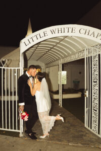 Las Vegas Wedding Elopement Photographer at Little White Chapel