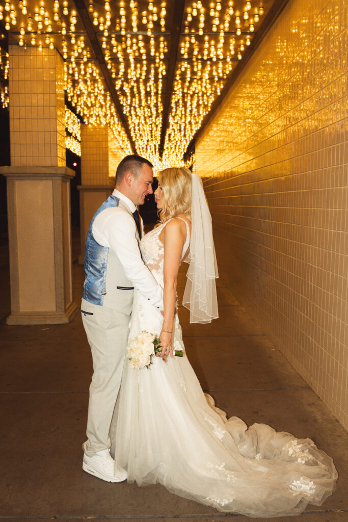 Las Vegas Long Wedding Dress Photographer