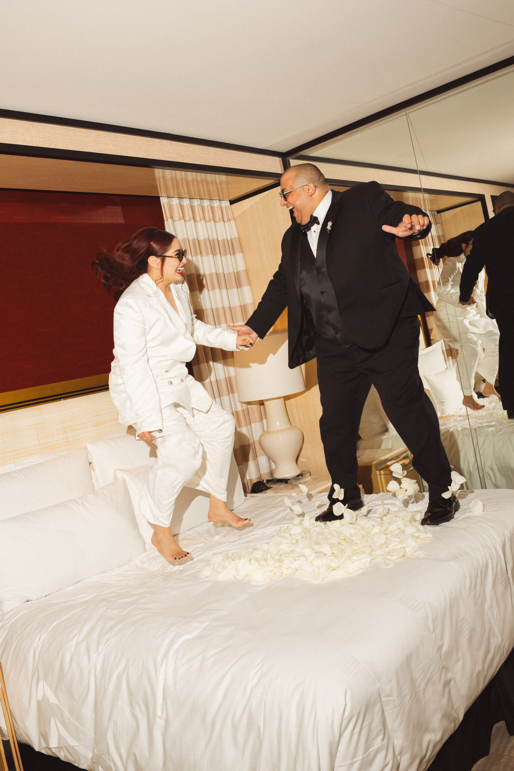 Candid Las Vegas elopement photography by Raddie Maddie Photo
