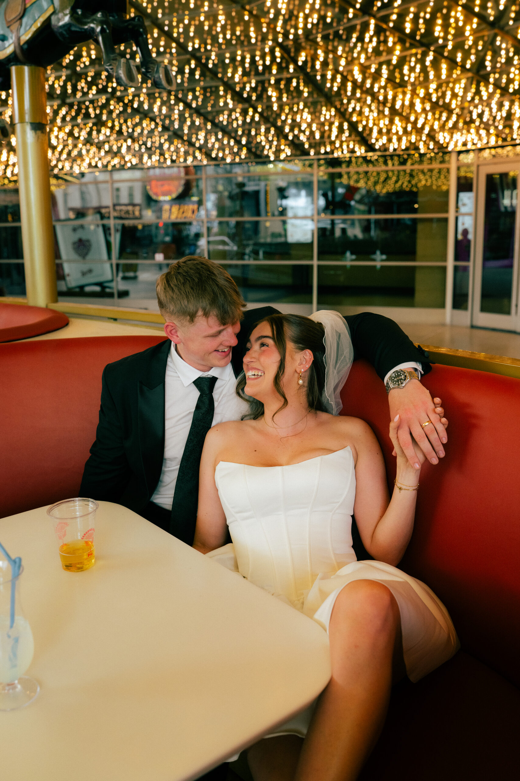 Candid Las Vegas elopement photography by Raddie Maddie Photo