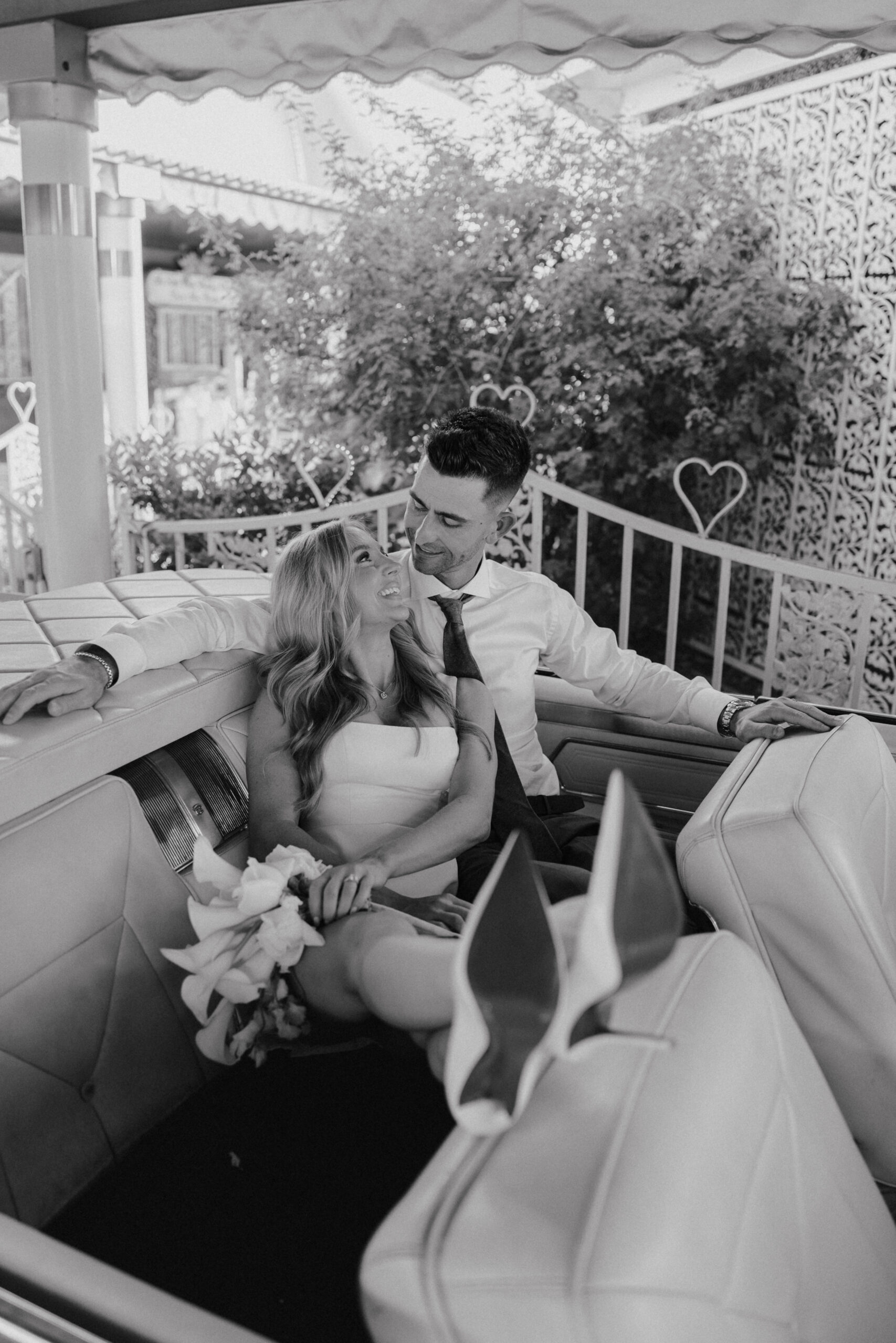 Las Vegas wedding photographer at A Little White Chapel elopement