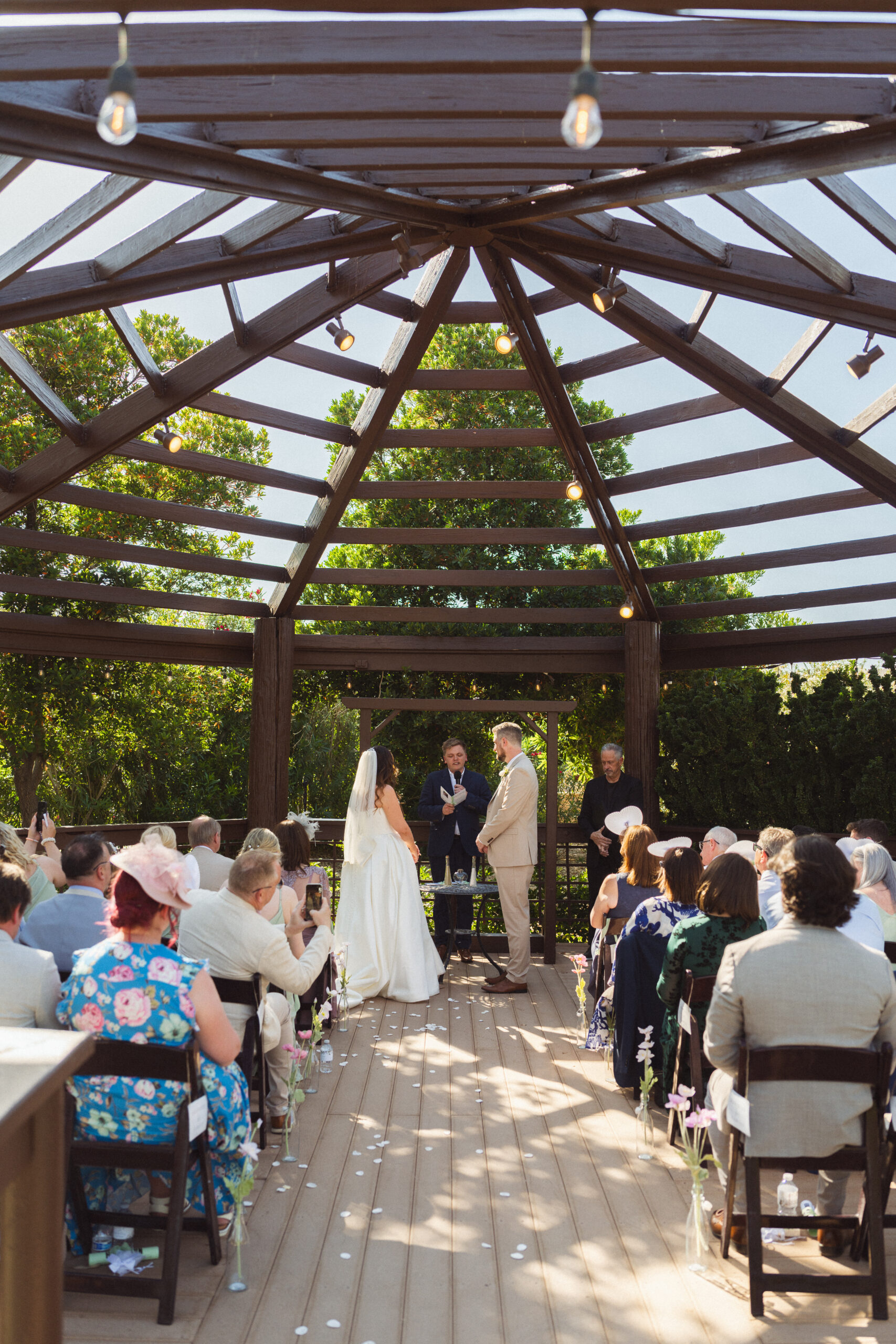 Wedding Photography in Las Vegas pavilion